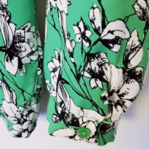 Floral Long Sleeved Belted Blouse - Picture 7 of 10